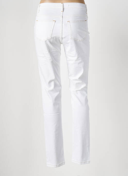 Jeans coupe slim blanc LE BOUDOIR D'EDOUARD pour femme
