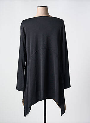 Tunique manches longues col rond noir G!OZE femme