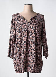 Tunique manches longues col v violet ZHENZI femme