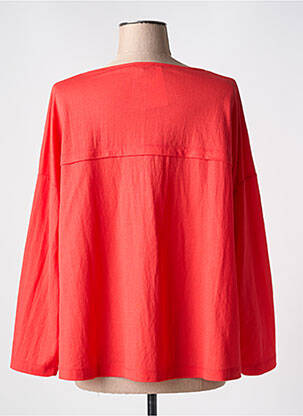 Veste casual col rond rouge G!OZE femme