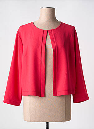 Boléro tissage crêpe rouge SPG WOMAN femme