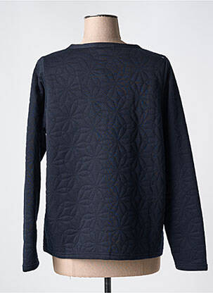 Veste casual col rond bleu ZHENZI femme
