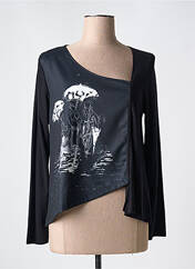 T-shirt noir G!OZE pour femme seconde vue