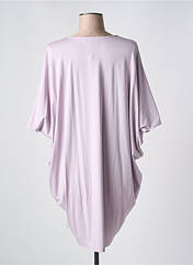 Tunique manches courtes violet ZHENZI pour femme seconde vue