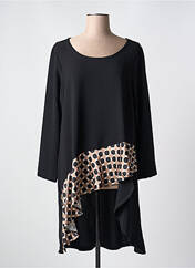 Tunique manches longues noir G!OZE pour femme seconde vue