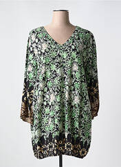 Tunique manches longues vert ZHENZI pour femme seconde vue