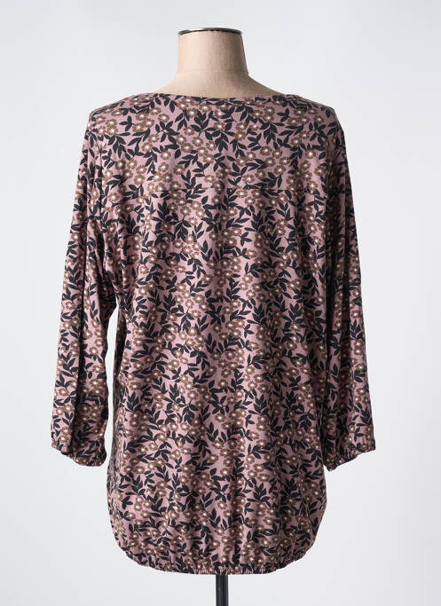 Tunique manches longues col v violet ZHENZI femme