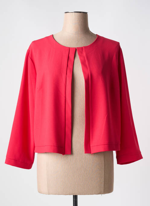 Boléro col rond rouge SPG WOMAN femme