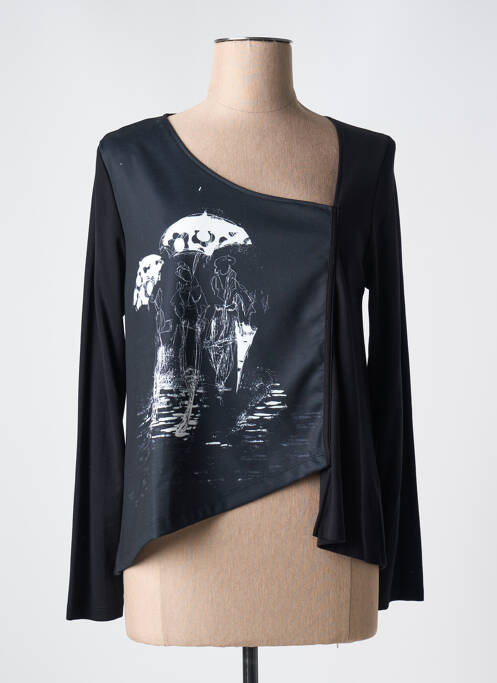 T-shirt noir G!OZE pour femme