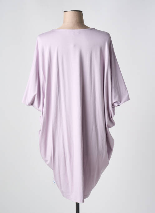 Tunique manches courtes violet ZHENZI pour femme