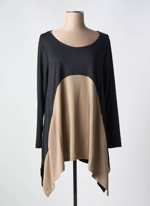 Tunique manches longues noir G!OZE pour femme