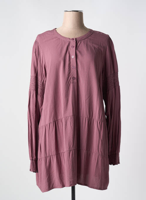 Tunique manches longues rouge ZHENZI pour femme