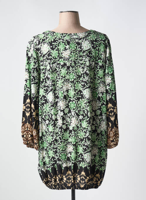 Tunique manches longues vert ZHENZI pour femme