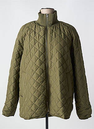 Blouson tissage matelassé vert KAFFE femme