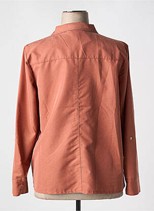 Chemisier coupe cintrée manches longues orange DIANE LAURY femme