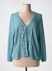 Gilet manches longues bleu DIANE LAURY pour femme seconde vue