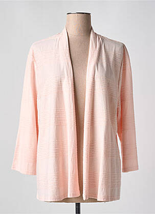 Gilet manches longues rose BARBARA LEBEK pour femme