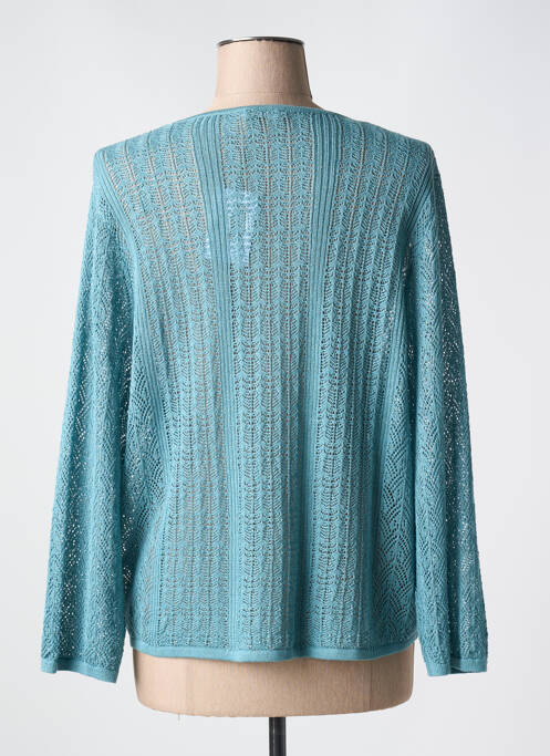 Gilet manches longues bleu DIANE LAURY pour femme