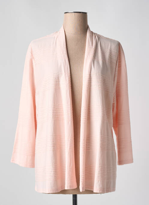 Gilet manches longues rose BARBARA LEBEK pour femme