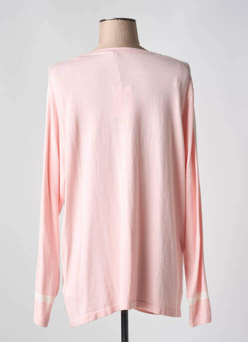 Gilet manches longues rose DIANE LAURY pour femme