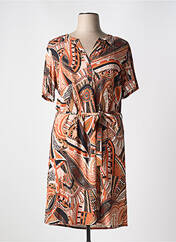 Robe mi-longue orange DIANE LAURY pour femme seconde vue