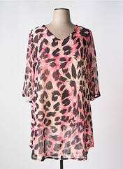 Tunique manches longues rose BELTY pour femme seconde vue