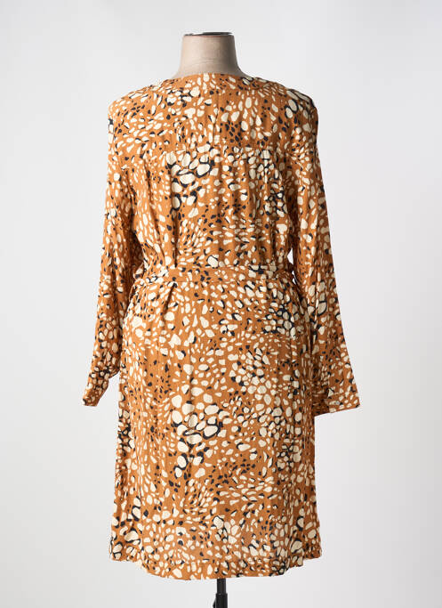 Robe mi-longue marron DIANE LAURY pour femme