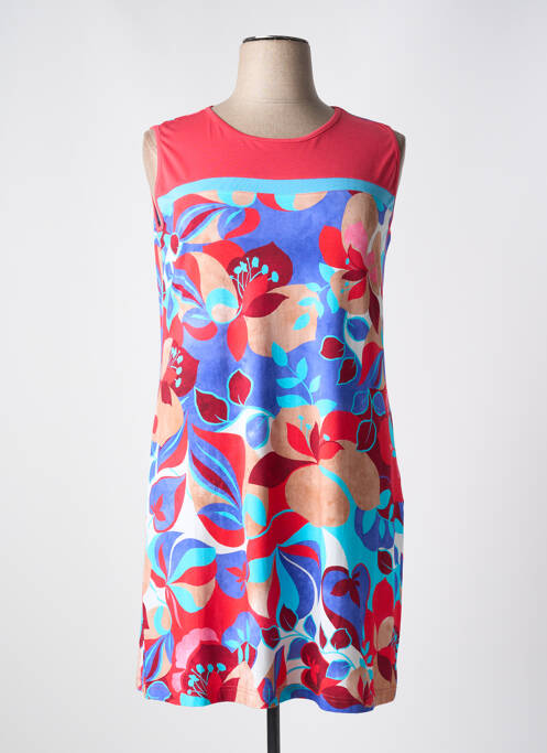 Robe mi-longue rouge BELTY pour femme