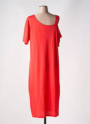 Robe longue rouge G!OZE pour femme seconde vue