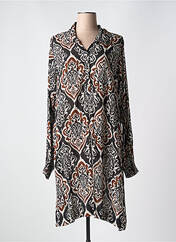 Robe mi-longue noir ZHENZI pour femme seconde vue