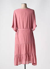 Robe mi-longue rose ZHENZI pour femme seconde vue