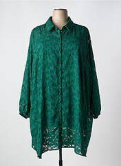 Robe mi-longue vert ZHENZI pour femme seconde vue