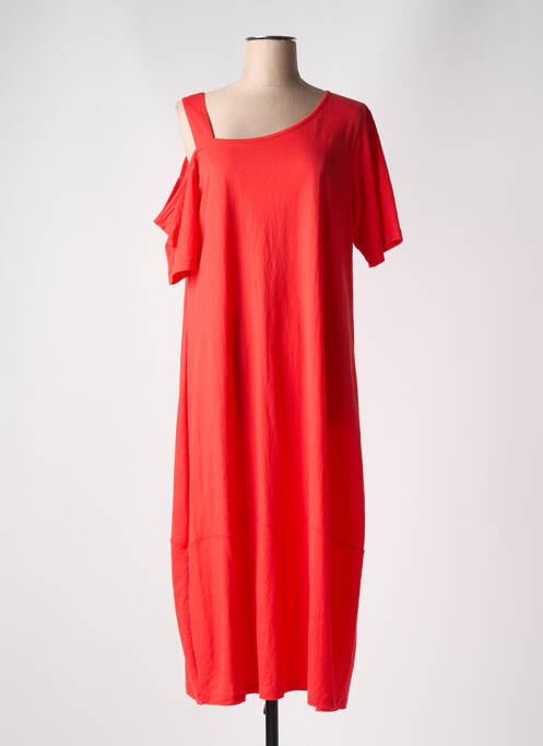 Robe longue rouge G!OZE pour femme