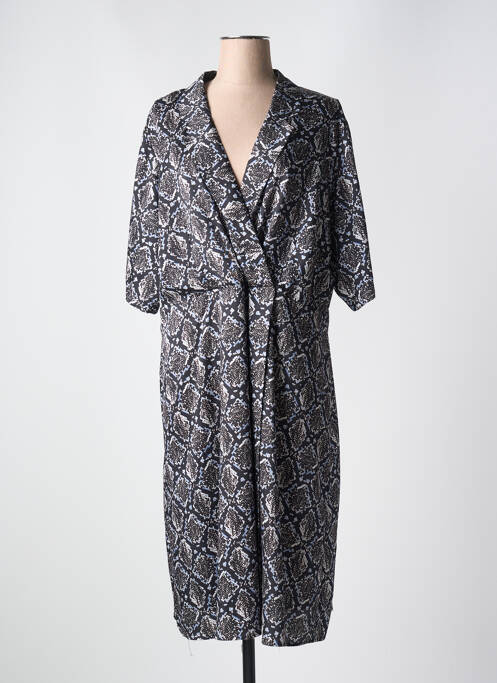 Robe mi-longue noir OCTAVIE & LEONIE pour femme