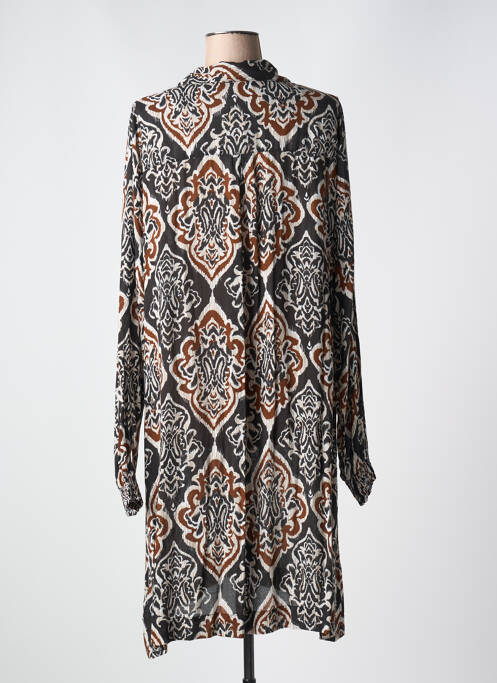 Robe mi-longue noir ZHENZI femme