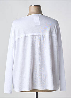 Gilet manches longues stretch blanc G!OZE femme