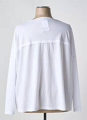 Gilet manches longues blanc G!OZE pour femme seconde vue