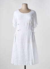 Robe mi-longue blanc KOKOMARINA pour femme seconde vue