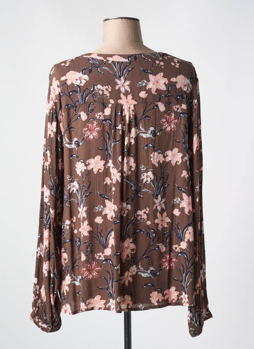 Blouse marron KAFFE pour femme