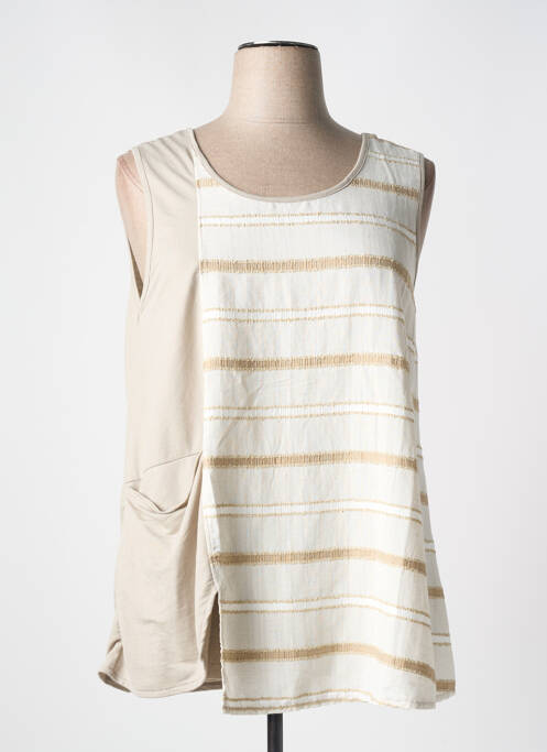 Débardeur beige G!OZE pour femme