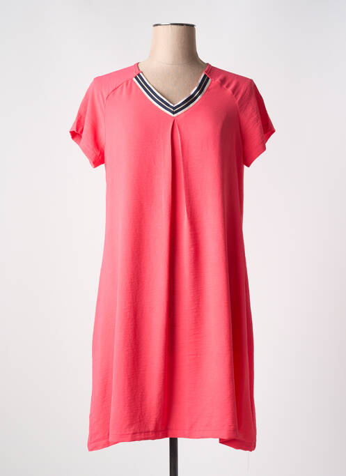 Robe courte rose BELTY pour femme