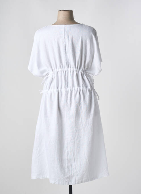 Robe mi-longue blanc KOKOMARINA pour femme