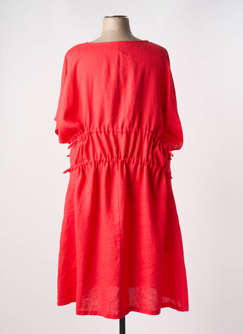 Robe mi-longue rouge KOKOMARINA pour femme