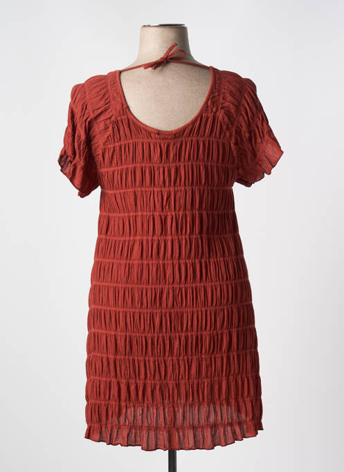 Tunique manches courtes orange G!OZE pour femme