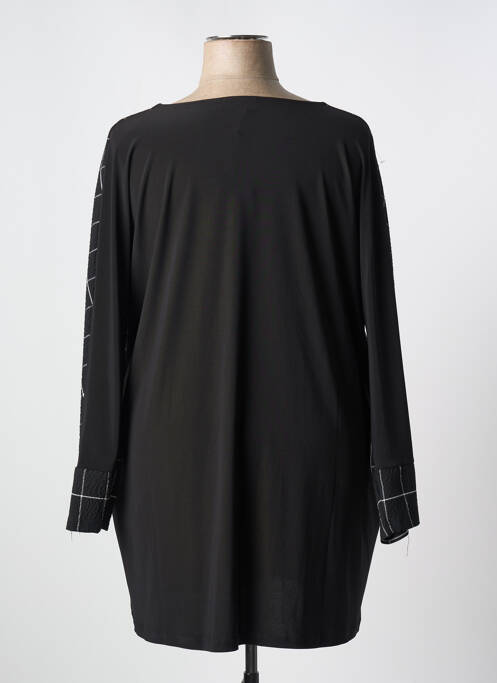 Tunique manches longues noir KOKOMARINA pour femme