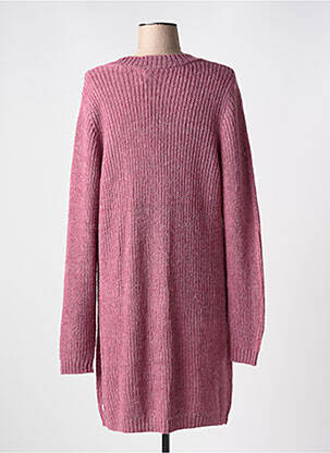 Gilet manches longues fermeture boutonnée sur le devant rose ZHENZI femme