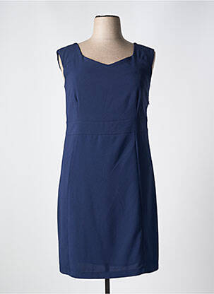 Robe mi-longue sans manche sans manche bleu SPG WOMAN femme