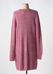 Gilet manches longues rose ZHENZI pour femme seconde vue