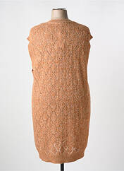 Gilet sans manche beige ZHENZI pour femme seconde vue