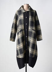 Manteau long noir G!OZE pour femme seconde vue